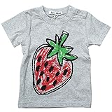 《初夏盛夏対応》 BateauBleue(バトーブルー) 天竺いちごPt半袖Tシャツ 130cm/Mg NO.AH-1751320