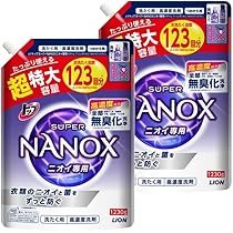 LION　トップ　洗濯用洗剤　スーパーナノックス　ニオイ専用　900g　10袋 Amazon | 【大容量】トップ スーパーナノックス ニオイ専用