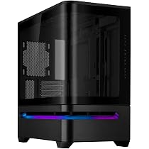 Amazon | ASUS Prime AP202 Micro-ATX PCケース 湾曲したガラスパネル