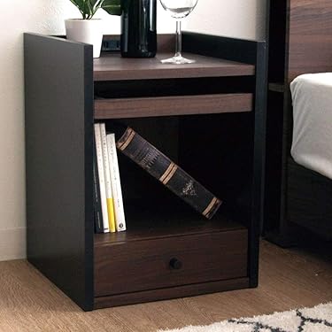 K*様 ⭐️【全国送料無料】　ナイト　スタンド　テーブル　サイド　ベッド　引き出 Amazon｜ナイトスタンド1個の高級ライト高級木製ベッドサイド