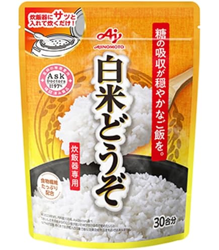 Amazon.co.jp: 【改訂版】白米どうぞ 30合分 (157g) 味の素 糖質制限