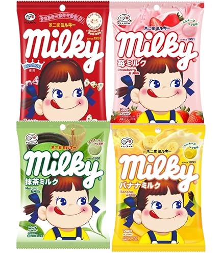 Amazon.co.jp: OKURUX [2種セット] 不二家 ミルキー カッチコチ