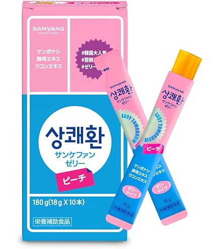 サンケファンゼリー　ピーチ味3箱セット Amazon.co.jp: サンケファン サンクェファン イージー トゥモロー