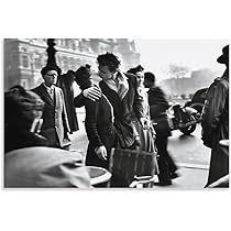 ロベール・ドアノー パリ市庁舎前のキス 1000ピースパズル 完成品 + パネル 恋人達のパリ パリ市庁舎前のキス 1000ピース パズル ロベール