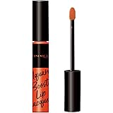 Rimmel (リンメル) アクアリィ ブースト リップラッカー 001 6ml 口紅 サニーオレンジ
