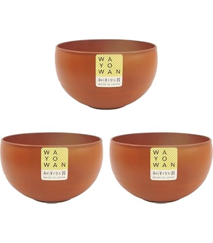 Amazon.co.jp: アサヒ興洋 お椀 大椀 丸型 アカシア 3個セット 日本製