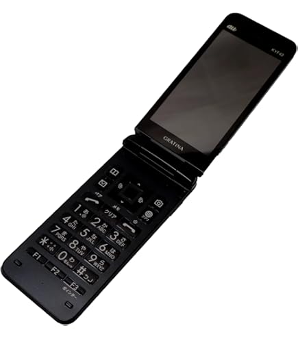 Amazon | 京セラ KYOCERA au GRATINA 4G KYF31 ガラケー ブラック