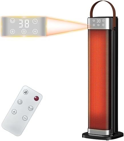 Amazon | Gegizun セラミックヒーター 足元 電気ファンヒーター 電気