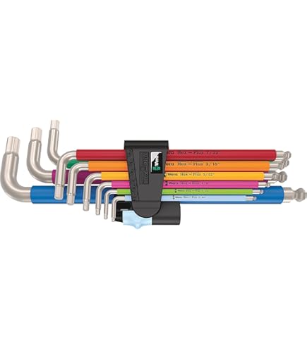 Amazon.co.jp: Wera(ヴェラ) 05024480001 | L型トルクレンチセット 967