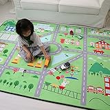 カーペット プレイマット ルームマット ラグマット 遊びマット 子供部屋用カーペット 入園入学お祝い 厚い
