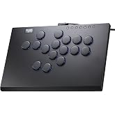 レバーレス アケコン レバーレス レバーレスコントローラー CosmoxGaming M16 PLUS: レバーレス Kailh クリスタル スイッチ付き CNC アルミニウム レバーレス、PC/PS3/PS4/Switch ゲーム用の新しいアップグ