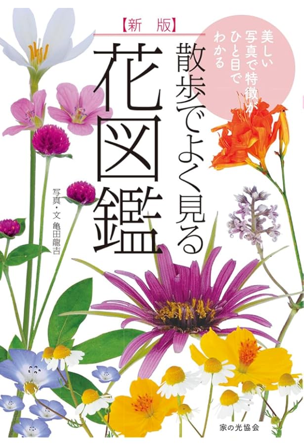 Amazon.co.jp: 散歩でよく見る花図鑑 : 亀田 龍吉: 本