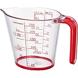 岩崎工業 日本製 岩崎 計量 耐熱 カップ 日本製 メジャー レッド 250ml K-1557R