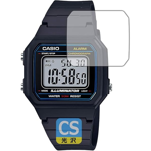 Amazon | カシオ ブラックプラスチック腕時計-W-217H-1AVEF, ブラック