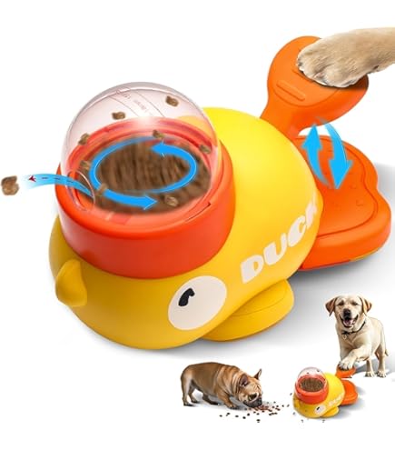 Amazon | 犬用知育玩具 餌入れ 玩具 自動餌やり器 犬 えさやり器 押す