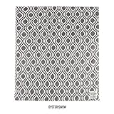 My Blankee Dolce Vita Oceano Minky Throw Blanket, 52 X 59, Oyster/Snow by My Blankee