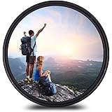 Junder 58mm レンズフィルター MC UV レンズ保護フィルター 多層加工 薄枠 撥水防汚紫外線吸収用 各メーカー対応 (58mm)