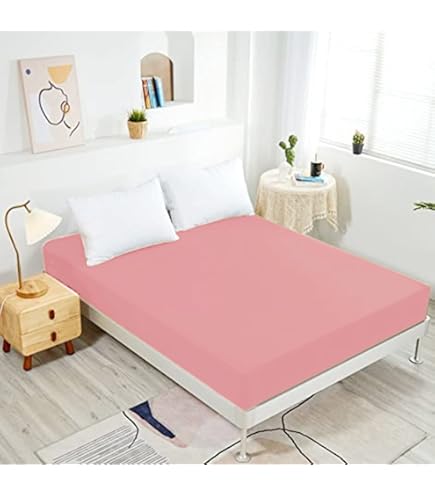 Cathay Home Full Size Fitted Sheet - Double Brushed Microfiber, 14" Deep Pocket, Ultra Soft