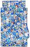 タックコーポレーション Disney TOY STORY お昼寝布団4点セット ブルー Z1297-A