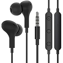 Amazon.co.jp: 3.5mm イヤホン 有線イヤホン マイク付き
