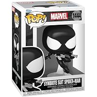 Funko POP Marvel: Symbiote Spider-Man (schwarzes Kostüm) – Vinylfigur 9,5 Cm, Inkl. Box-Schutzhülle