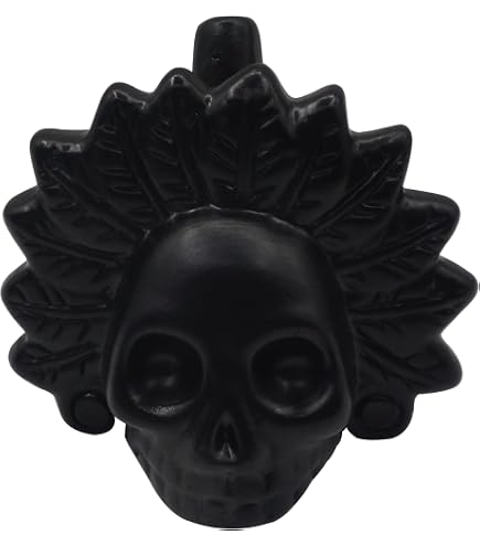 Amazon | Deekec Screaming Aztec Death Whistle - スカルブラック
