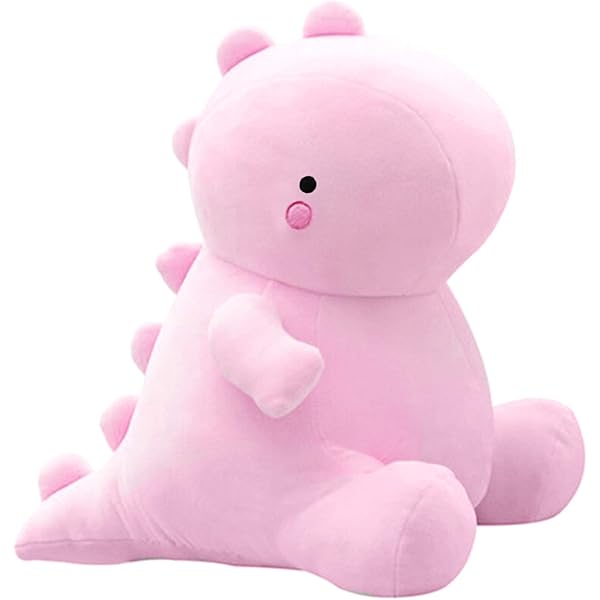 pink stuffed dinosaur