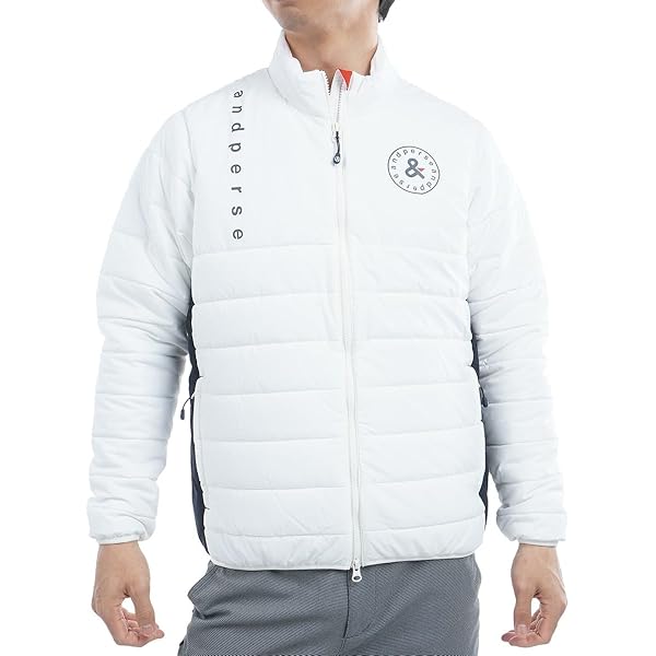 【新品】アンパスィFLEX MAGIC Air ストレッチブルゾン　ホワイト Amazon | [アンパスィ] ゴルフウェア 中綿ジャケット エアロカプセル