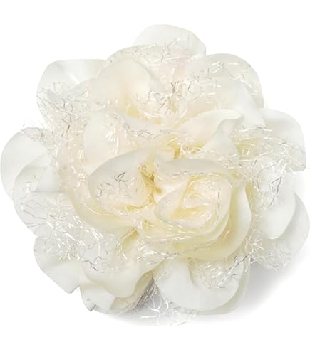 Amazon.co.jp: CRASPIRE ファブリック レッドローズ ブローチピン