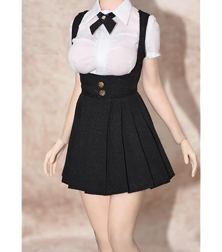 Amazon | 1/6 女性アクションフィギュア用衣装 制服 女子高生 ブレザー