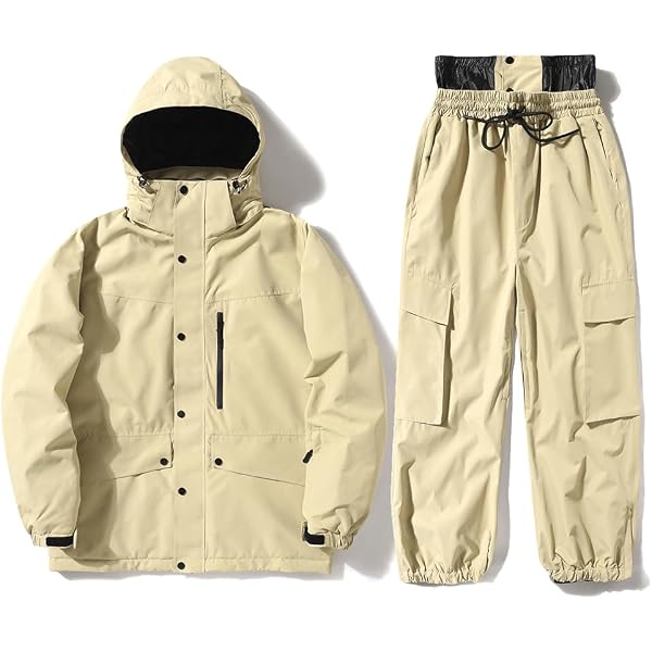 Amazon.co.jp: [MORGEN SKY] スノボウェア スキーウェア 上下セット