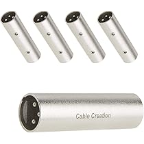 Amazon.co.jp: uxcell 3ピンXLRコネクタ メス‐メス オーディオ