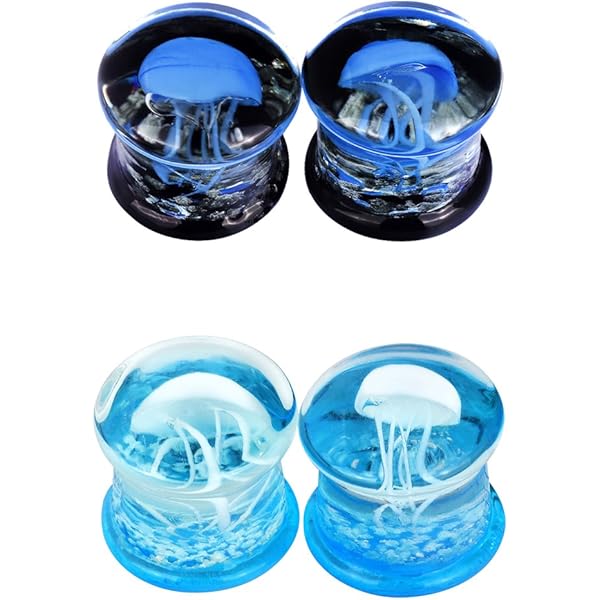 2pcs acrylic ear piercing expansion gauges plugs - United Kingdom
