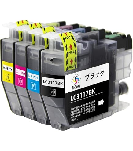 Amazon.co.jp: 【SEASKY】LC3117-4PK 4色セット 染料 ブラザー Brother