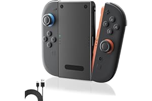 【Amazon.co.jp 限定】Nintendo Switch 2 Joycon対応充電グリップ, スイッチ2 Joycon専用充電グリップ, 遊びながら同時に充電可能, Nintendo Switch 2 JoyCony用ポータブル充電器, 2台