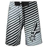 NBAメンズストライプポリボードショーツ X-Large/38" ブラック