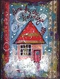 Home for the Holidays by June Pfaff Daley – 9 x 12インチ – アートプリントポスター