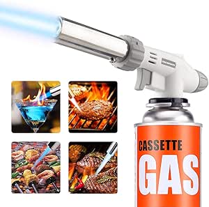 Amazon トーチバーナー アウトドア ガスバーナー 900 1300 Backtour料理用 バーナー 調整可能バーナー カセットボンベ 炙り用 ガストーチ 電子点火bbq アウトドア 料理 お菓子作り キャンプ の炭火起こし 溶接 ガストーチ バーナー