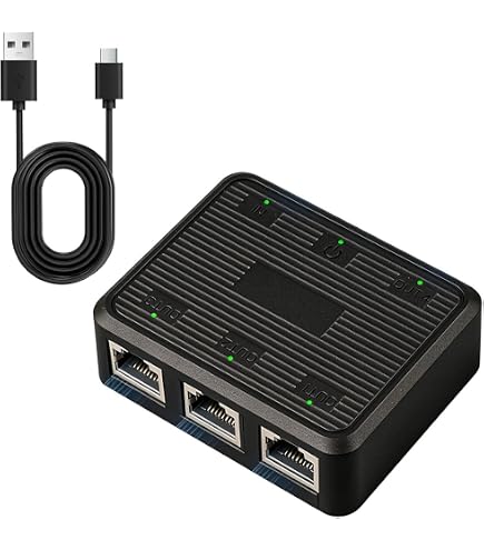 Amazon | IODATA 5ポート スイッチングハブ ETX-ESH05WD | アイオー