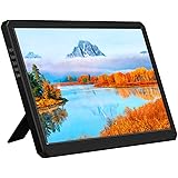 モバイルディスプレイ AtoLas 超薄 10インチ 小型 モニター HD1366*768 液晶モニター IPS 標準HDMI/Type-C/スピーカー内蔵 モバイルモニター 自立式スタンド