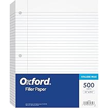 りふページ Amazon.co.jp: Oxford (オックスフォード) フィラーペーパー 8-1