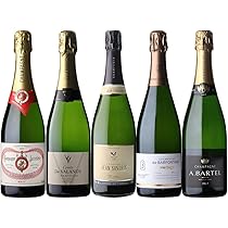 Amazon.co.jp: シャンパンセット 辛口シャンパン5本セット750ml 当たり
