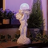 ガーデンソーラーライト 庭 ライト 庭飾り ガーデンオブジェ 天使 エンジェル SOLAR LAMP ソーラーランプ アンジュ