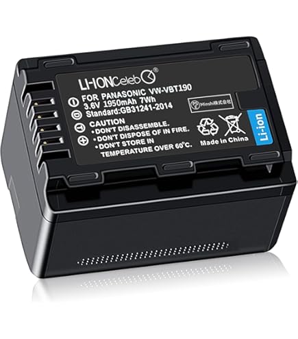 Amazon | Power-connoisseur VW-VBT190-K 互換バッテリー