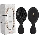 RHOS Mini Travel Hair Brush for Women/Men/Kids - Pocket Detangler Brush for Wet and Dry Hair - Travel Size Paddle Brush for D