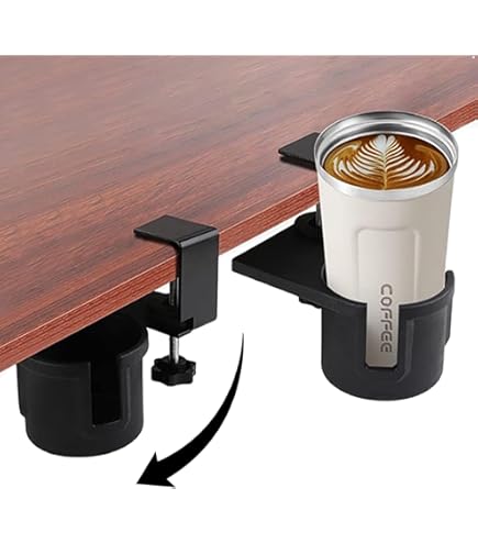 Amazon.co.jp: MMSH ドリンクホルダー デスク ドリンクホルダー 机