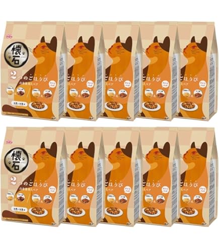 『9袋セット』懐石２dish 瀬戸内の小魚ペア ２つのアソート 800g Amazon.co.jp: ペットライン 懐石2dish キャットフード ベスト