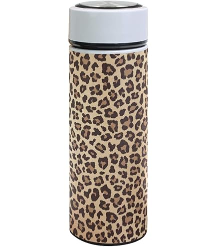 Amazon｜ミヤビヤ 水筒 500ml 大容量 牛革表層 コップ付き