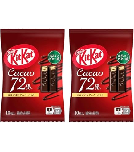 Amazon | ネスレ キットカットミニカカオ72% 12枚入 × 2袋 | キット