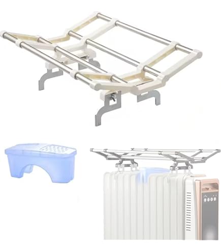 Amazon.co.jp : オイルヒーター用物干しラック 鉄製オイル ヒーター